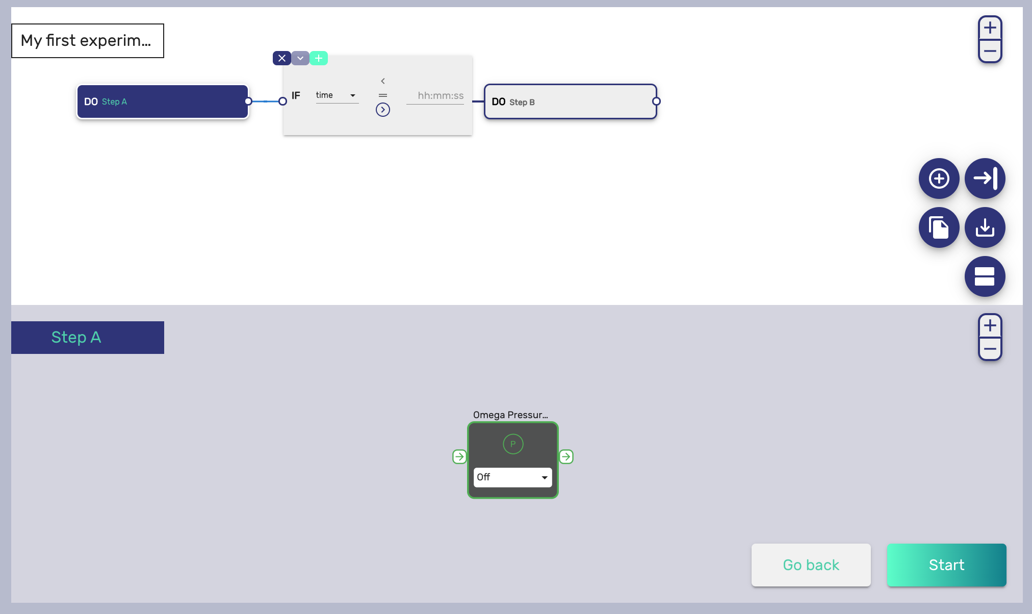 Inniti app step A